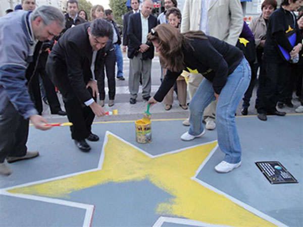 Pintarán una Estrella Amarilla por Gastón Ferri en Urdinarrain