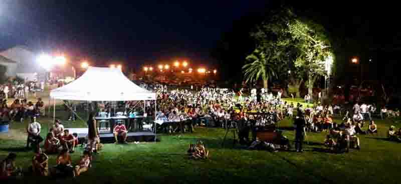  Cientos de jóvenes entrerrianos  brillaron en el VII Festival de  Folclore Joven en Urdinarrain 