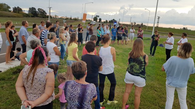 Los vecinos de Ruta 20 volverán  a movilizarse el 1ro de Mayo