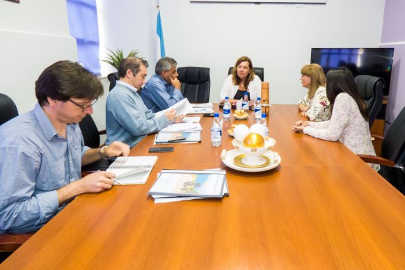 Carbó: analizaron el proyecto  para asfaltar el acceso oeste