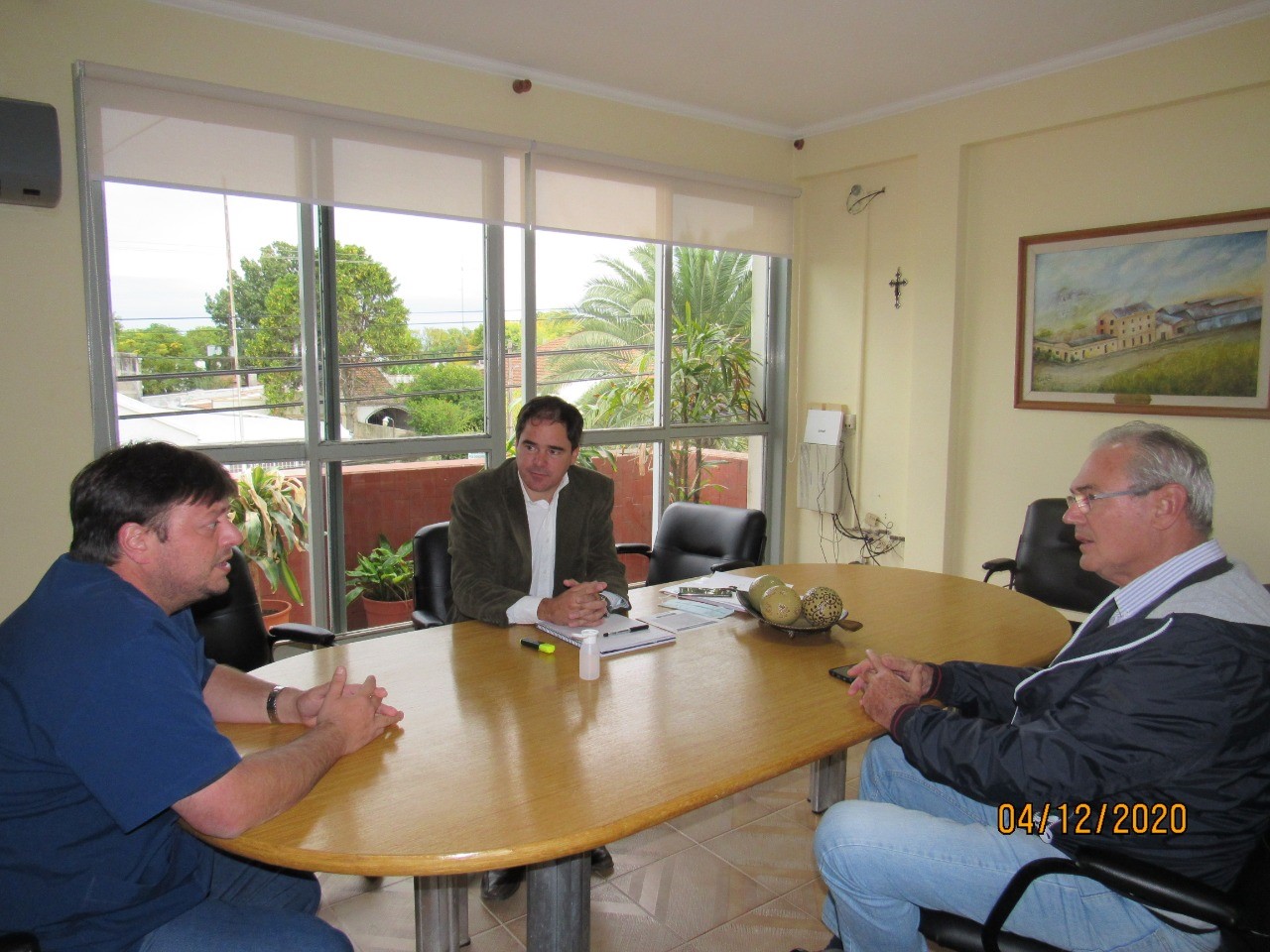 Larroque: Hassell y Ortolano se reunieron con el diputado Benedetti