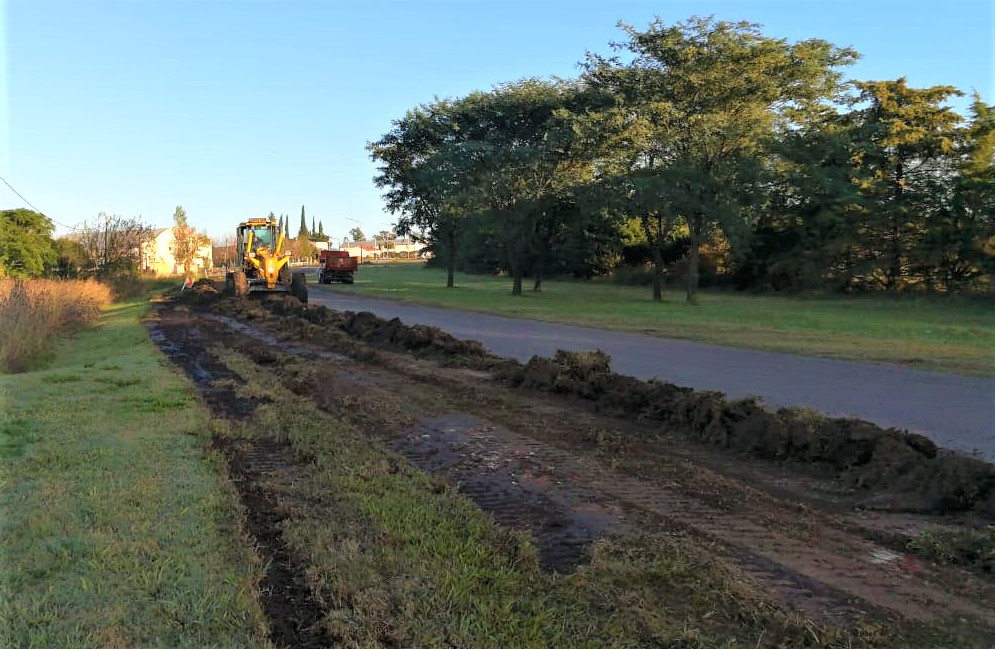 Urdinarrain: el municipio inició una serie de obras en el acceso Este de la ciudad