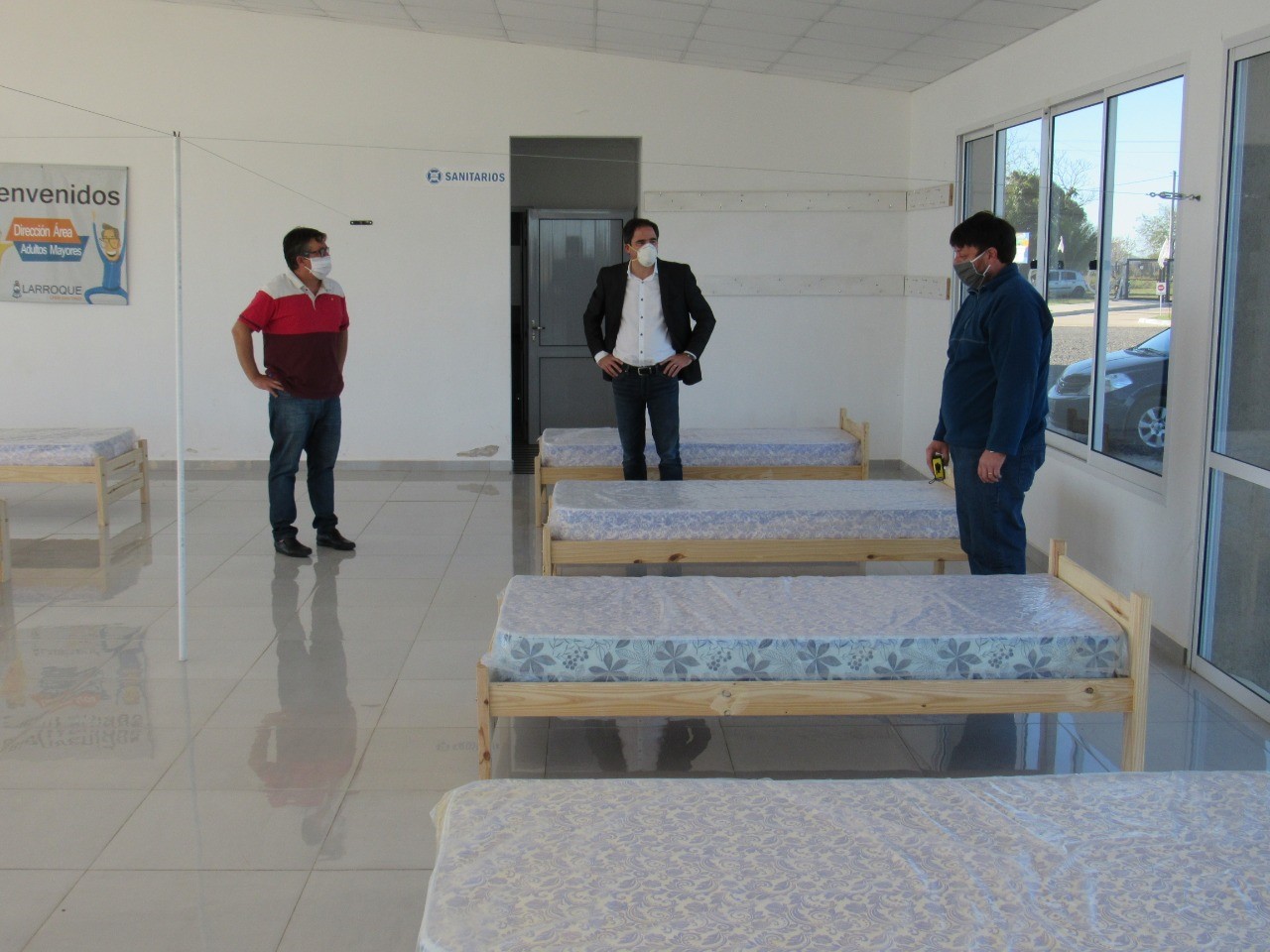 Los pacientes positivos de Covid-19 se encuentran aislados en Polideportivo Municipal