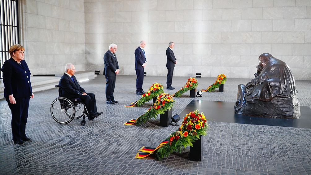 El coronavirus opacó el 75to. aniversario de  la victoria aliada sobre la Alemania nazi