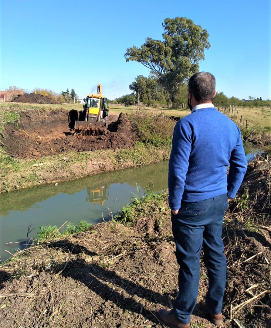 Avanzan las obras en el Acceso Este a  Urdinarrain