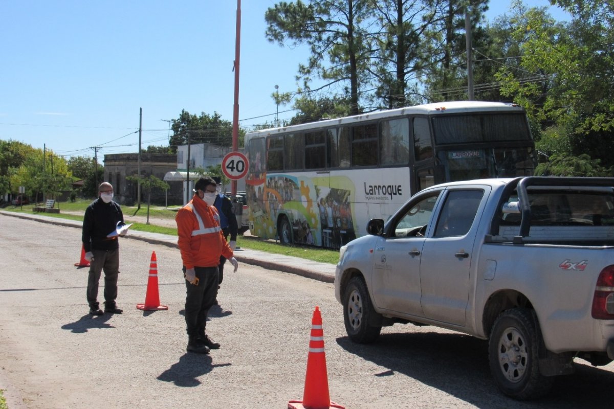 Intensifican controles en las calles de Larroque