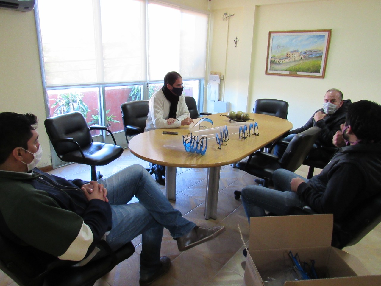 El Sindicato de Plásticos concretó una donación para Larroque