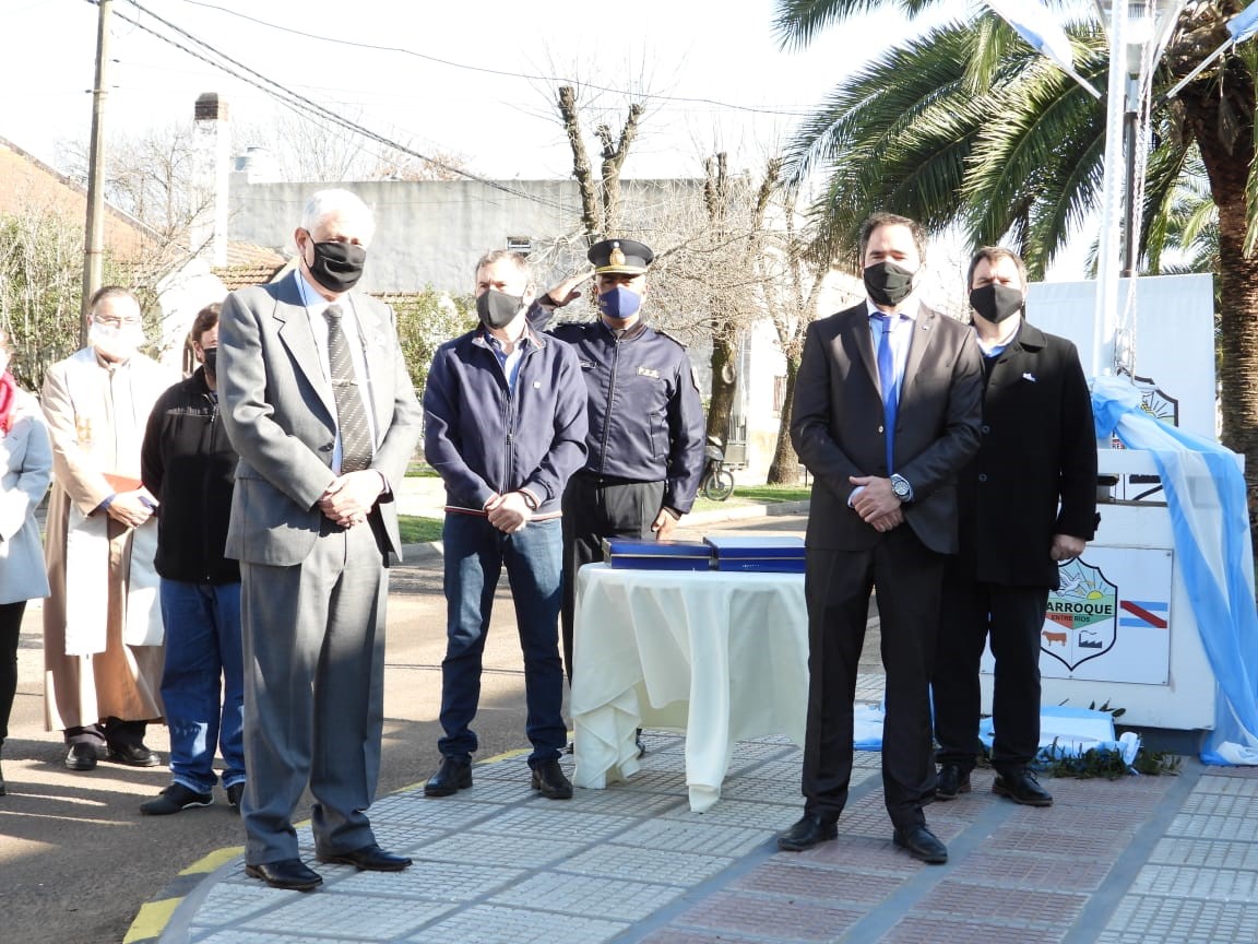 Larroque homenajeó al General Manuel Belgrano