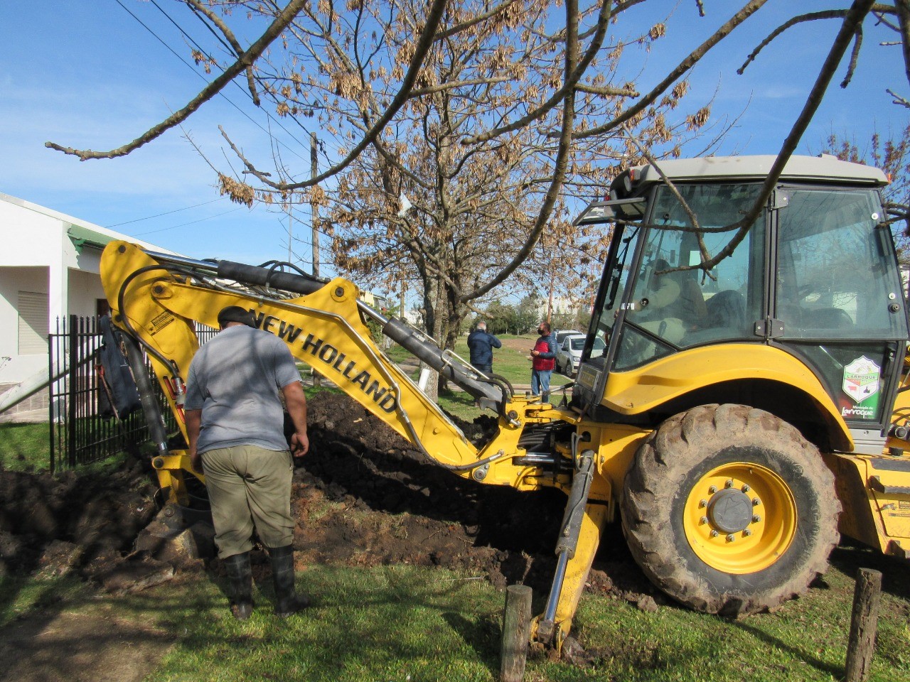 Optimizan el servicio de cloacas en Larroque