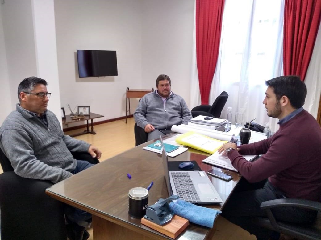 Aldea San Antonio: Díaz Chaves se reunió con responsables del Área de Tránsito