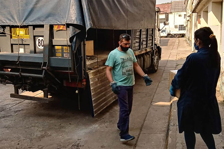 Vialidad Provincial realizo el primer retiro y entrega de residuos peligrosos