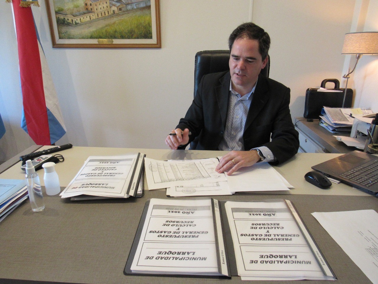 Larroque: El intendente elevó el Presupuesto 2021 al Concejo Deliberante local