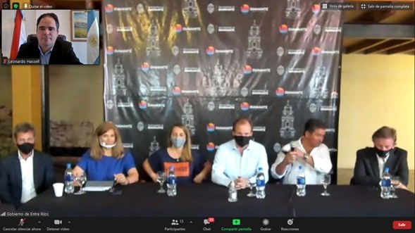 Larroque suscribió un convenio para ampliar el sistema de monitoreo de video vigilancia