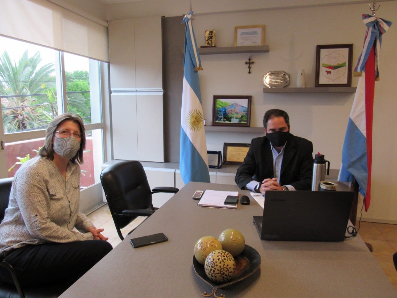 Larroque: Hassell participó de un acto virtual de “Ciudadanía y Territorio”