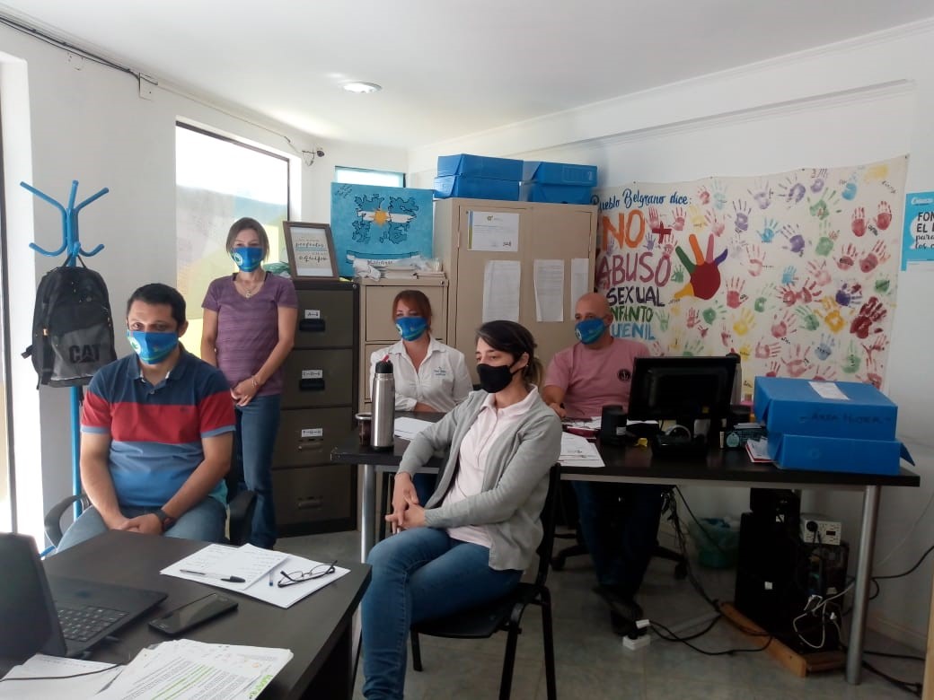 Pueblo Belgrano: Capacitaron a personal municipal en medidas de bioseguridad COVID-19