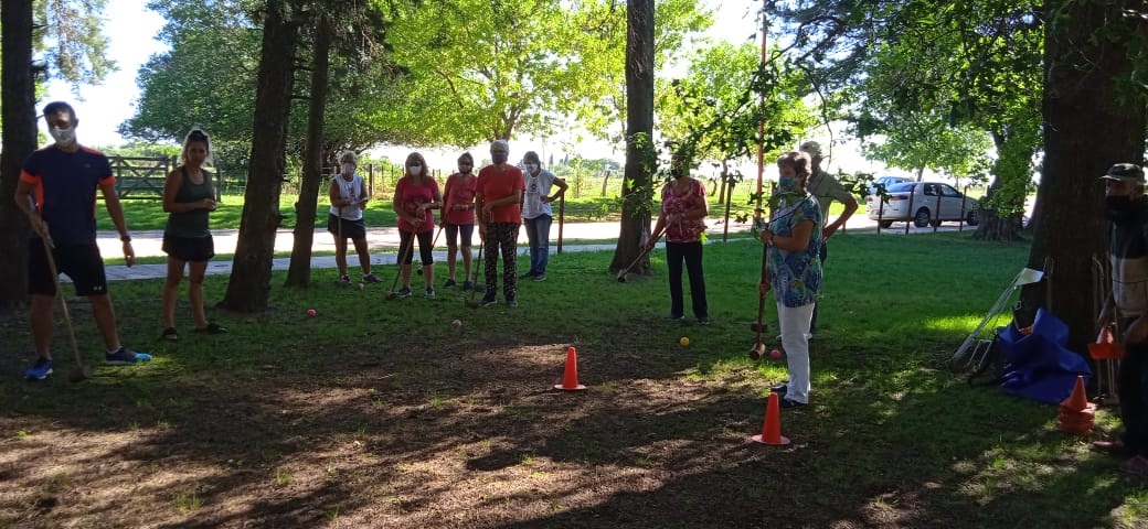 Larroque: Golf Crocket, el nuevo deporte que comenzaron a desarrollar los adultos mayores