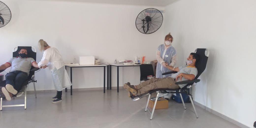 Urdinarrain realizó la campaña de recolección de plasma