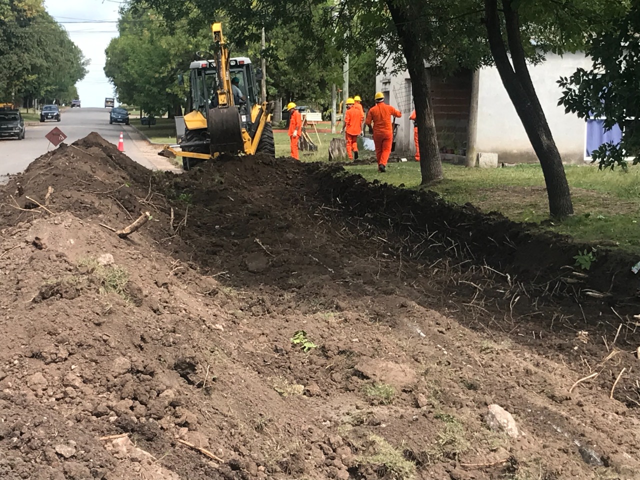 Larroque: Dio inicio la obra de la bicisenda que llegará hasta el Polideportivo