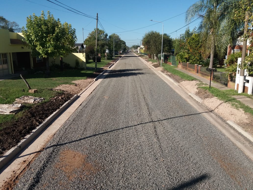 Aldea San Antonio: Concluyen obras en la trama vial