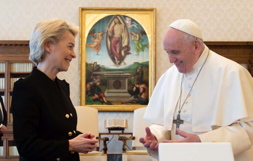 Francisco y la titular de la Comisión Europea abogan por la "solidaridad para superar la pandemia"