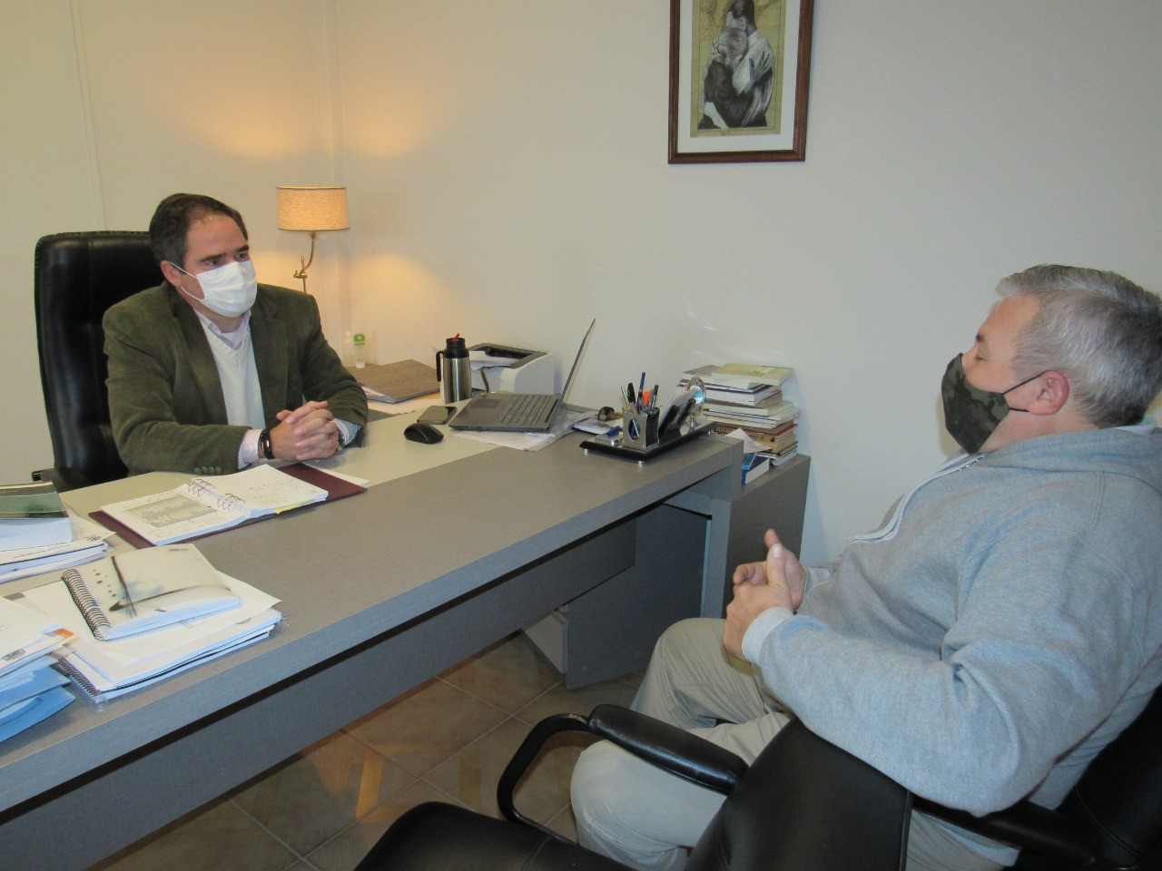 Larroque: Hassel mantuvo un encuentro con el concejal Zitterkopf