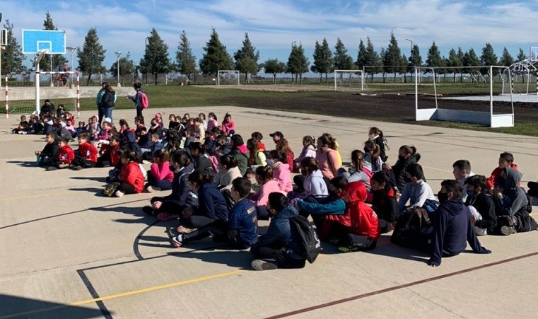 Arrancó la “Colonia de Invierno” en el Polideportivo de Larroque