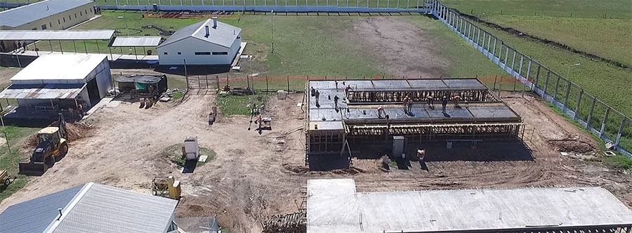 Avanzan los distintos frentes de obras  en las Unidades Penales de la Provincia
