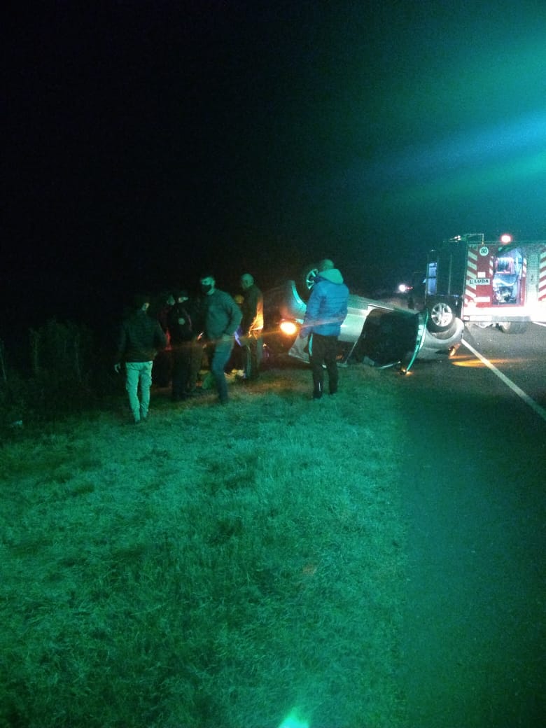 Vuelco En La Ruta Provincial 16: hubo cinco heridos leves