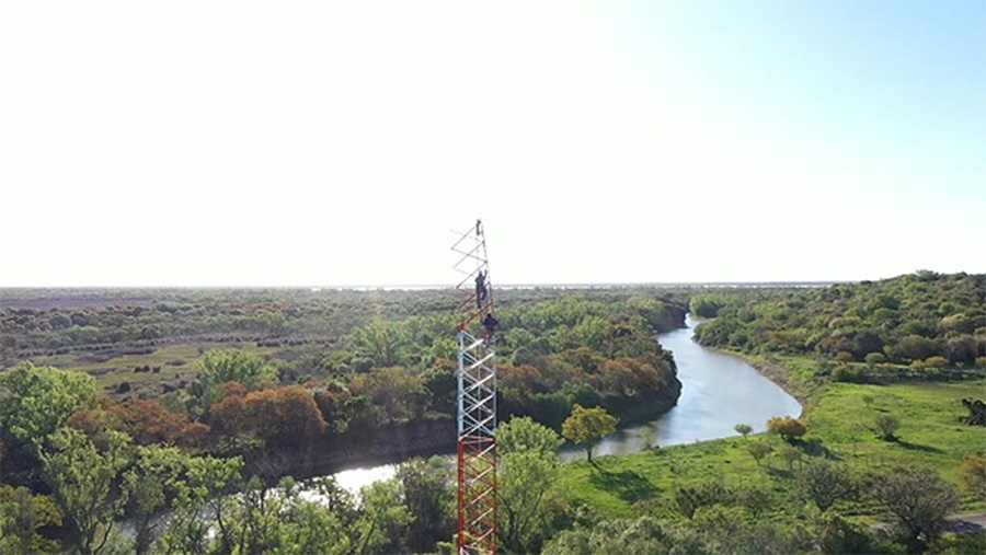 Avanza la construcción de torres para la detección de incendios en el Delta