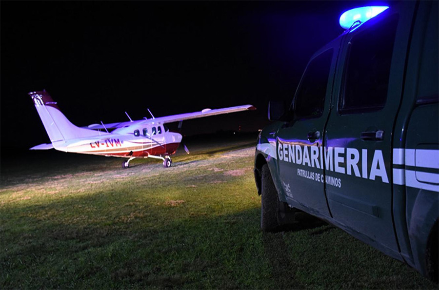 Hallaron en Buenos Aires otra avioneta que trasladaba droga a Paraguay y Uruguay
