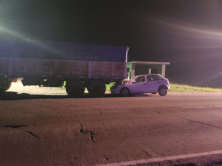 Accidente en Ruta 20