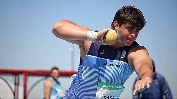 El entrerriano Nazareno Sasia ganó en el Sudamericano sub 23 de Ecuador
