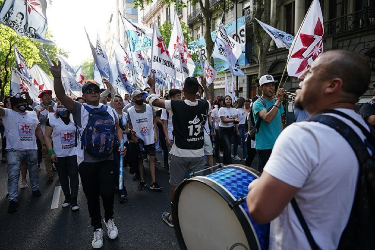 El kirchnerismo le impuso su sello al Día de la Lealtad y Alberto Fernández finalmente no asistió