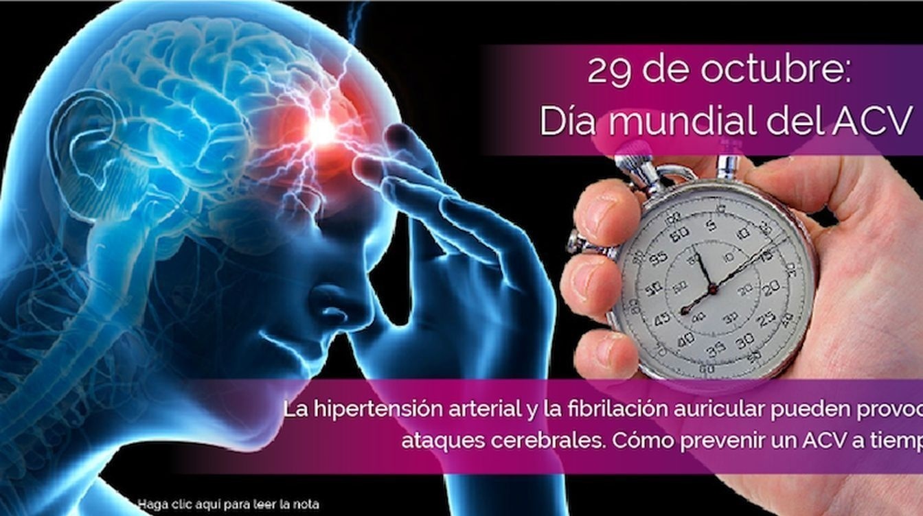 El país se ilumina de rojo para concientizar sobre el ACV