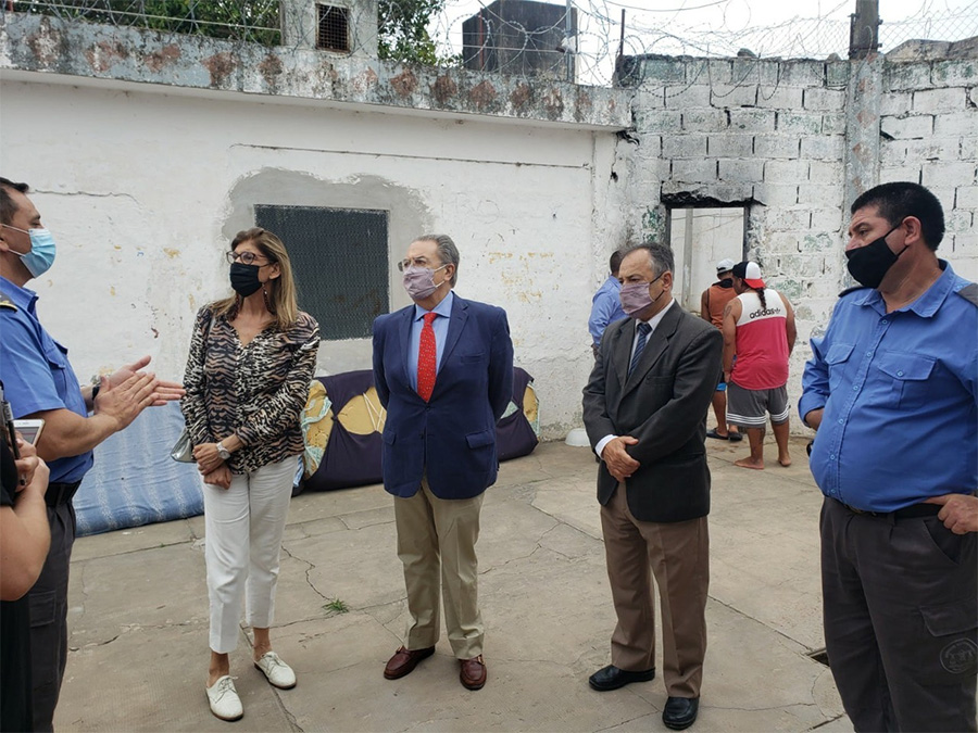 Por la muerte de Bertuni, la Sala Penal  del STJ inspeccionó la UP 1 de Paraná