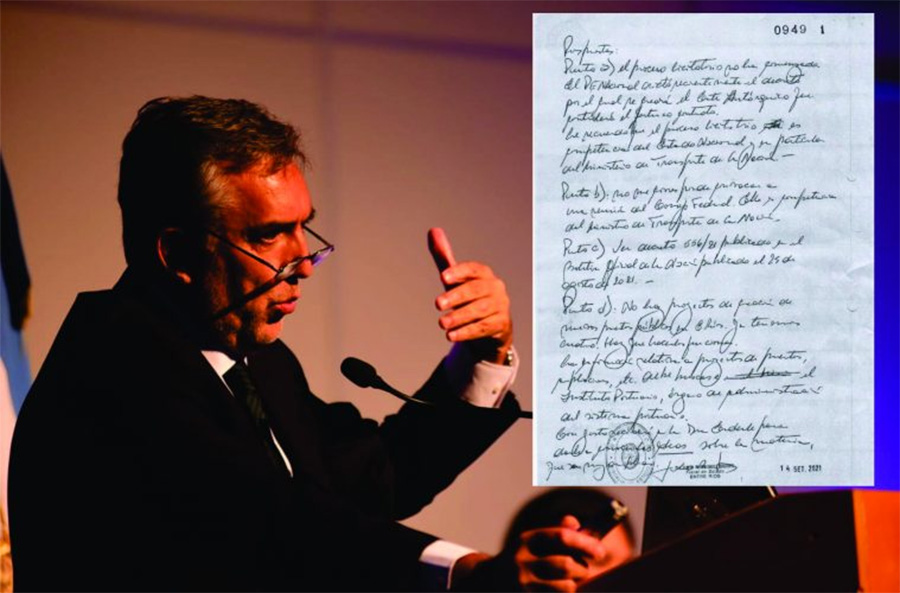 Insólito: responden en manuscrito un pedido de información ambiental