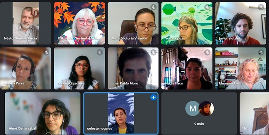 Conversatorio entre Néstor García y el equipo del USUBI por la Ley Micaela