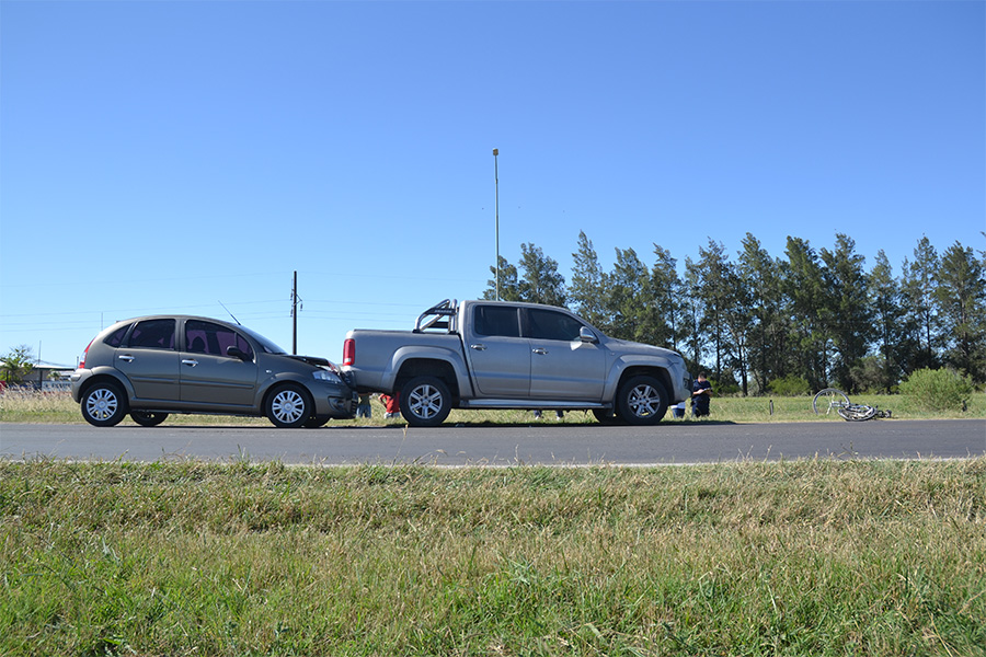 Siniestro vial en el Acceso Sur