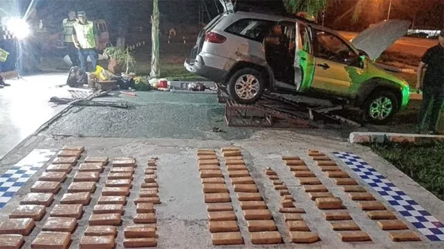 Paso Cerrito: detectaron casi 70 kilos de  drogas y hay a cuatro personas detenidas