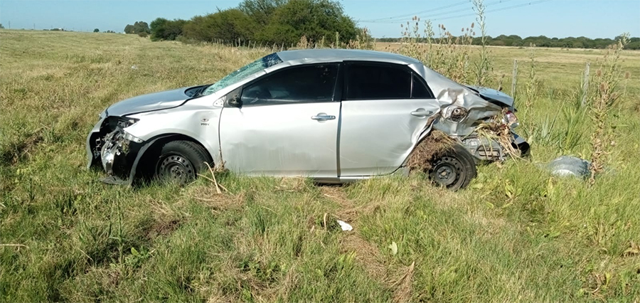 Vuelco con lesionados en la RN 14