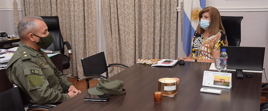 La ministra Romero recibió al jefe de Gendarmería Entre Ríos