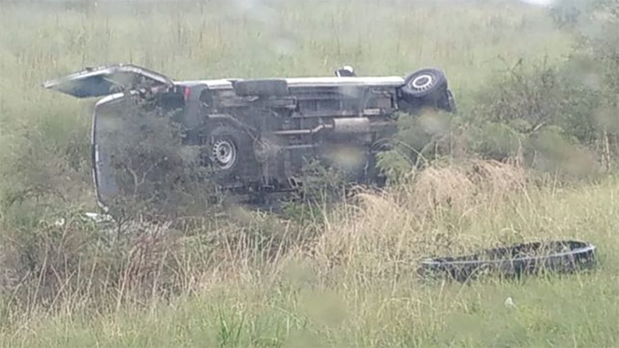 En medio de la lluvia, hubo vuelcos en rutas de Entre Ríos