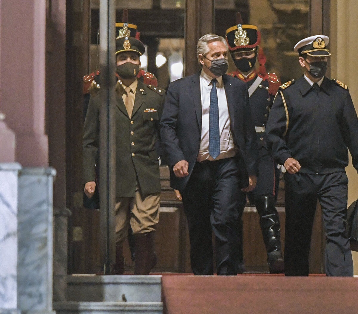 El albertismo en pleno desfiló por Casa Rosada en el día después del portazo de Máximo Kirchner