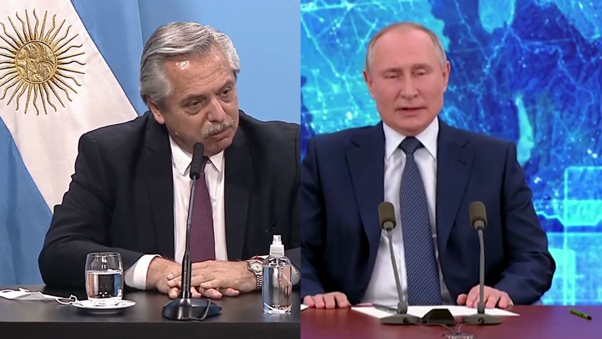 Alberto Fernández se reúne en Rusia con Vladimir Putin