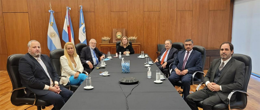 El STJ recibió ayer al embajador del Parlamento Internacional IPSP