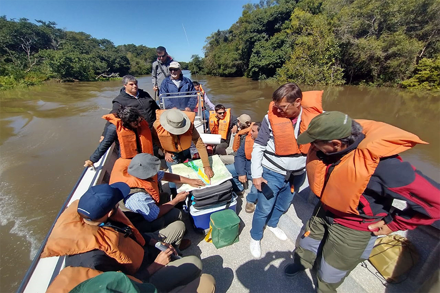 Autoridades entrerrianas y uruguayas recorrieron islas del río Uruguay