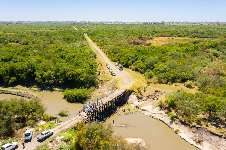 Potencian la zona productiva con la construcción del puente Paso El Cinto