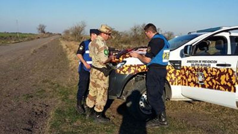 Secuestran armas  a cazadores furtivos