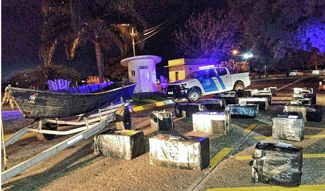 En dos operativos Prefectura decomisó contrabando y droga