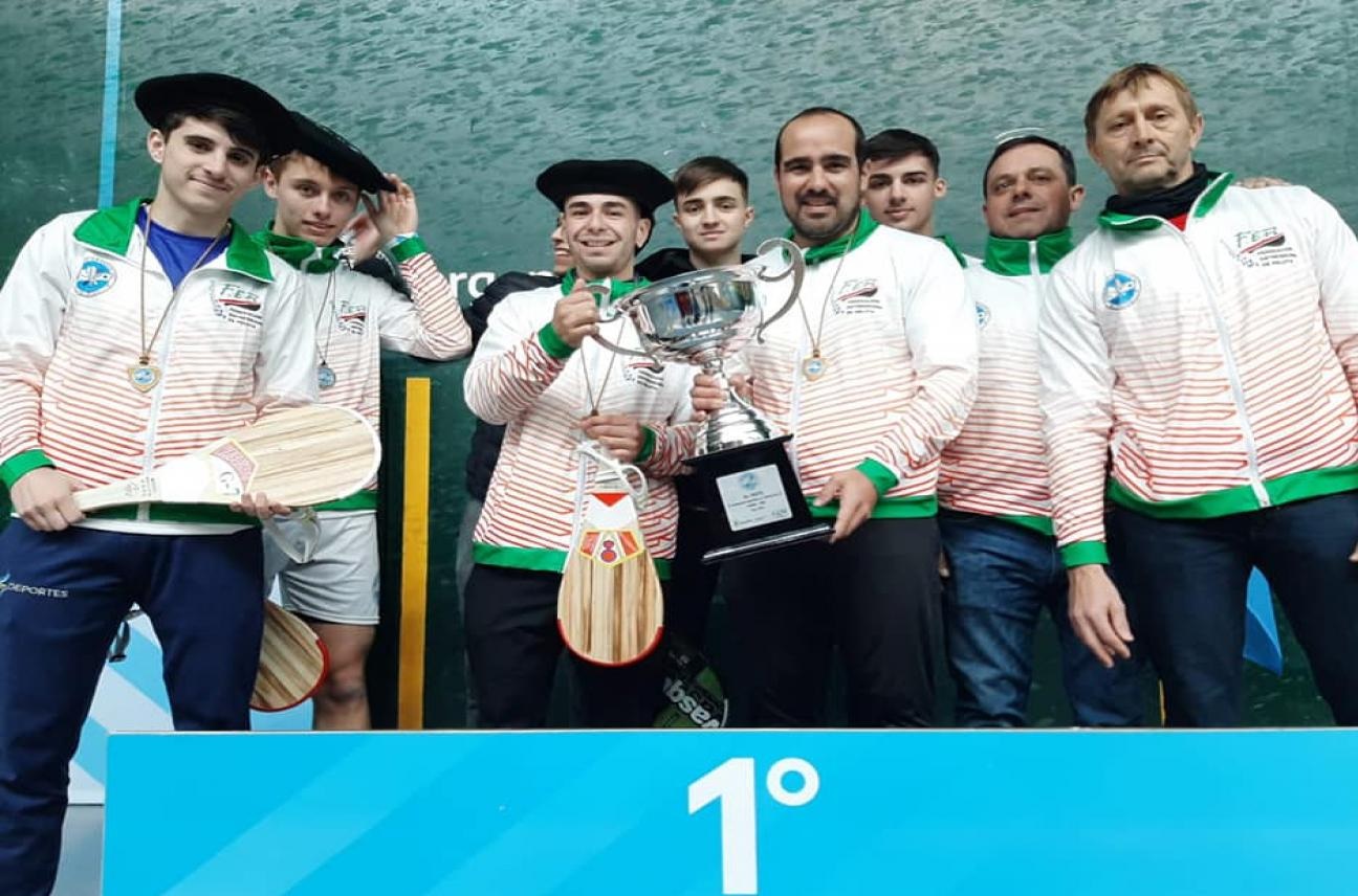 Pelota: Entre Ríos A gritó campeón en el Argentino Sub 23 de Frontón